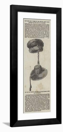 Cap and Hat Worn by the Sword and Mace Bearers of the City of Coventry-null-Framed Giclee Print