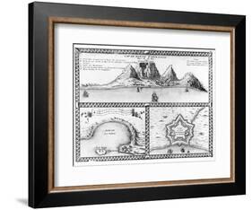 Cap De Bonne Esperance, 1705 (Engraving)-Nicolas De Fer-Framed Giclee Print