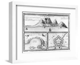 Cap De Bonne Esperance, 1705 (Engraving)-Nicolas De Fer-Framed Giclee Print
