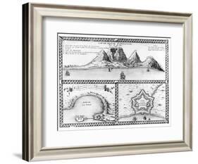 Cap De Bonne Esperance, 1705 (Engraving)-Nicolas De Fer-Framed Giclee Print