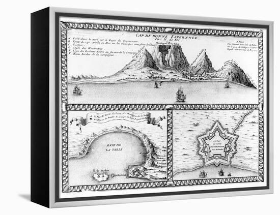 Cap De Bonne Esperance, 1705 (Engraving)-Nicolas De Fer-Framed Premier Image Canvas