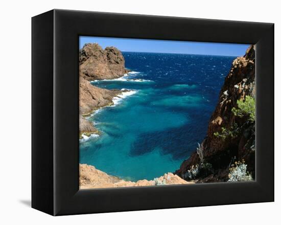 Cap Du Dramont, Corniche De L'Esterel, Var, Cote d'Azur, Provence, French Riviera, France-Bruno Barbier-Framed Premier Image Canvas