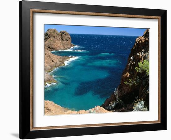 Cap Du Dramont, Corniche De L'Esterel, Var, Cote d'Azur, Provence, French Riviera, France-Bruno Barbier-Framed Photographic Print