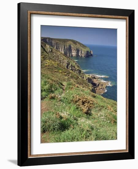 Cap Frehel, Cote d'Emeraude, Cotes d'Armor, Brittany, France-Michael Busselle-Framed Photographic Print