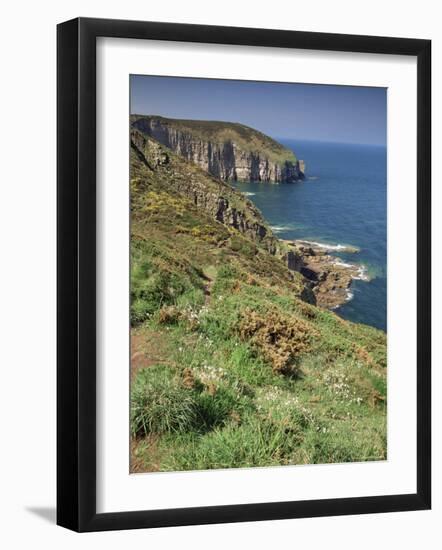 Cap Frehel, Cote d'Emeraude, Cotes d'Armor, Brittany, France-Michael Busselle-Framed Photographic Print