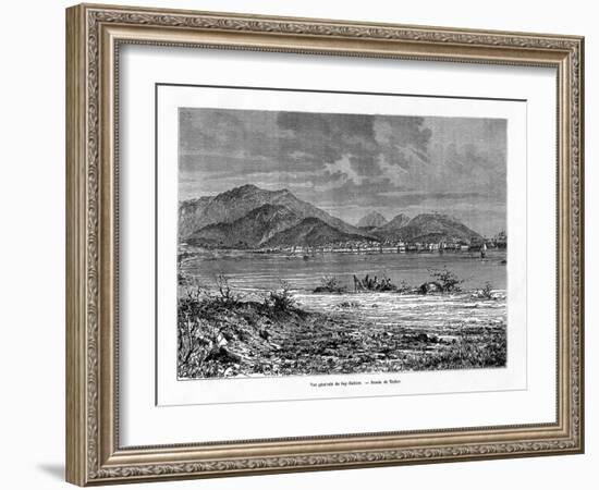 Cap Haitien, Haiti, 19th Century-Charles Barbant-Framed Giclee Print