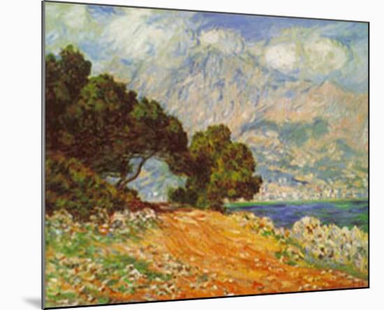 Cap Martin-Claude Monet-Mounted Art Print