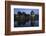 Cape buffalo (Syncerus caffer) drinking at dusk, Zimanga private game reserve, KwaZulu-Natal-Ann and Steve Toon-Framed Photographic Print