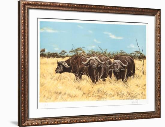 Cape Buffalo-Joseph Vance-Framed Collectable Print
