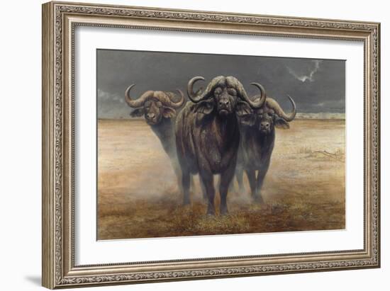 Cape Buffalos-Harro Maass-Framed Giclee Print