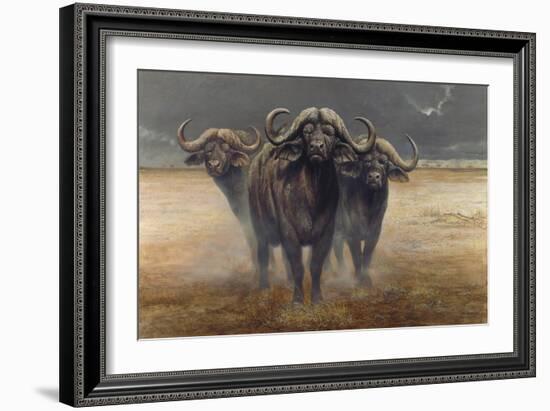 Cape Buffalos-Harro Maass-Framed Giclee Print