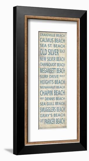 Cape Cod Beach Towns I-Sparx Studio-Framed Art Print