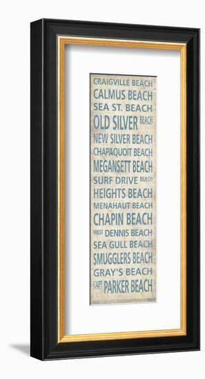 Cape Cod Beach Towns I-Sparx Studio-Framed Art Print