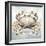 Cape Cod Crab-Nicole DeCamp-Framed Art Print