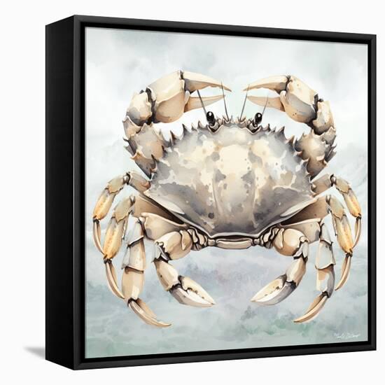 Cape Cod Crab-Nicole DeCamp-Framed Stretched Canvas