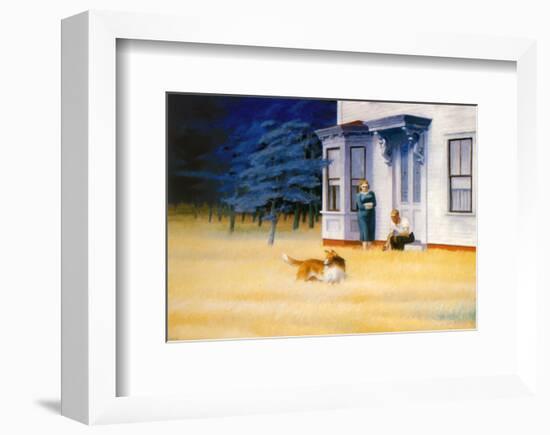 Cape Cod Evening-Edward Hopper-Framed Art Print