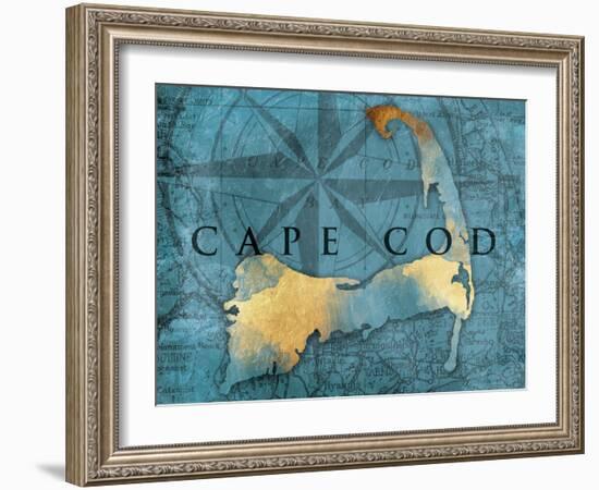 Cape Cod Gold-Jace Grey-Framed Art Print