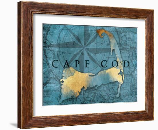 Cape Cod Gold-Jace Grey-Framed Art Print