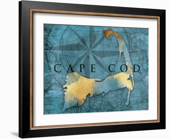 Cape Cod Gold-Jace Grey-Framed Art Print