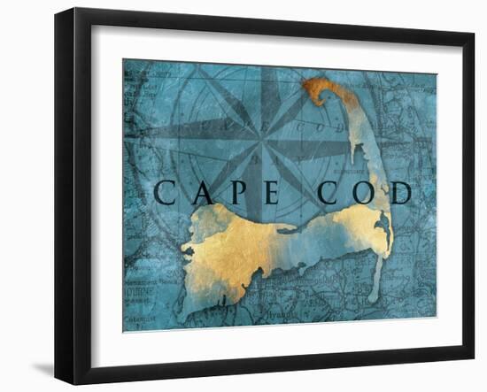 Cape Cod Gold-Jace Grey-Framed Art Print