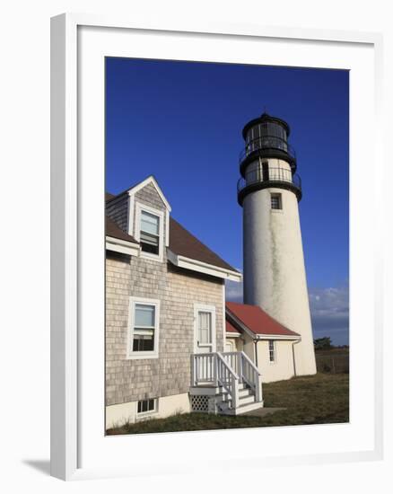 Cape Cod Highland Lighthouse, Highland Light, Cape Cod, North Truro, Massachusetts, New England, Un-Wendy Connett-Framed Photographic Print