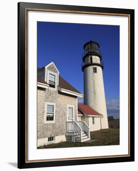 Cape Cod Highland Lighthouse, Highland Light, Cape Cod, North Truro, Massachusetts, New England, Un-Wendy Connett-Framed Photographic Print