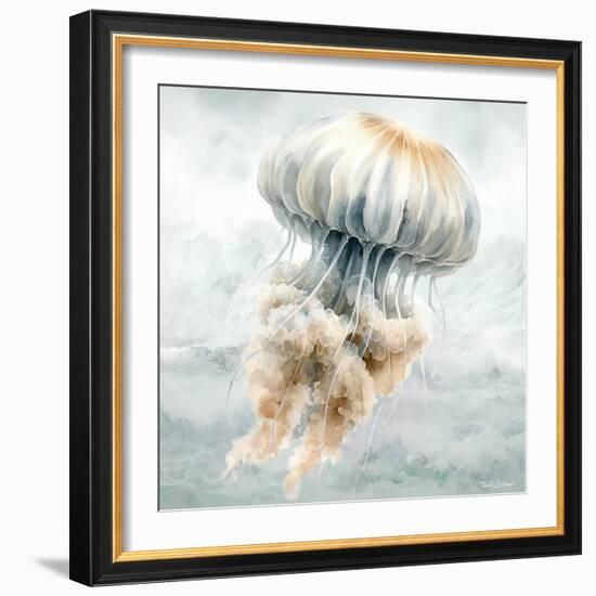 Cape Cod Jellyfish-Nicole DeCamp-Framed Art Print