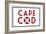 Cape Cod - Life Preserver-Lantern Press-Framed Art Print