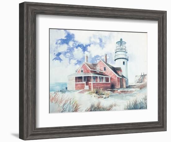 Cape Cod Light House-Gregory Gorham-Framed Art Print