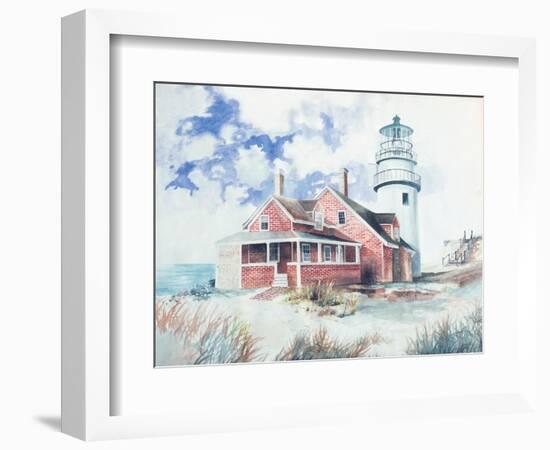 Cape Cod Light House-Gregory Gorham-Framed Art Print