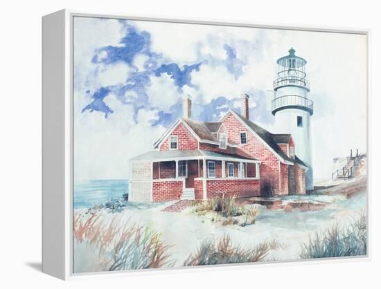 Cape Cod Light House-Gregory Gorham-Framed Stretched Canvas