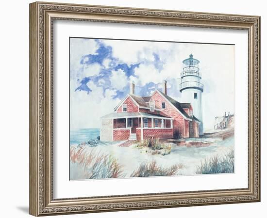 Cape Cod Light House-Gregory Gorham-Framed Art Print