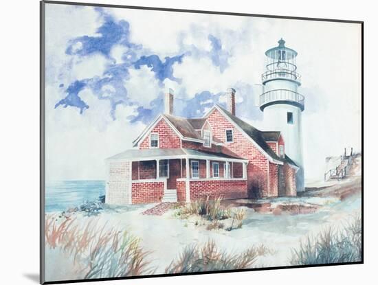 Cape Cod Light House-Gregory Gorham-Mounted Art Print