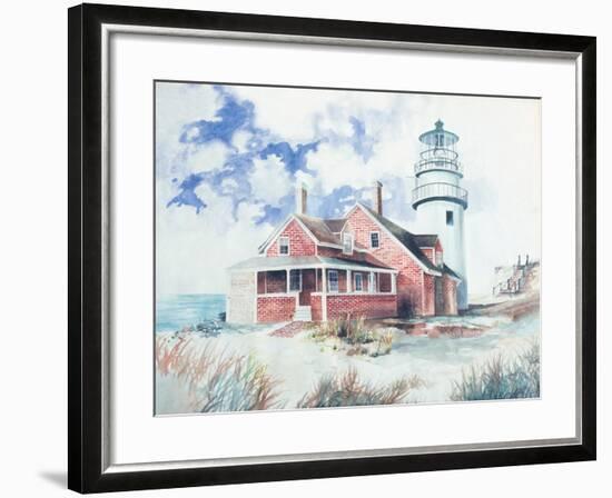 Cape Cod Light House-Gregory Gorham-Framed Art Print