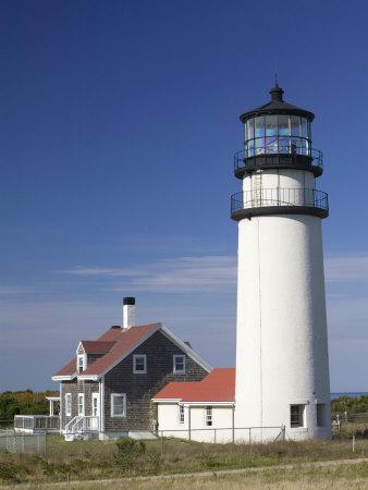 'Cape Cod Lighthouse, Truro, Cape Cod, Massachusetts, USA' Photographic