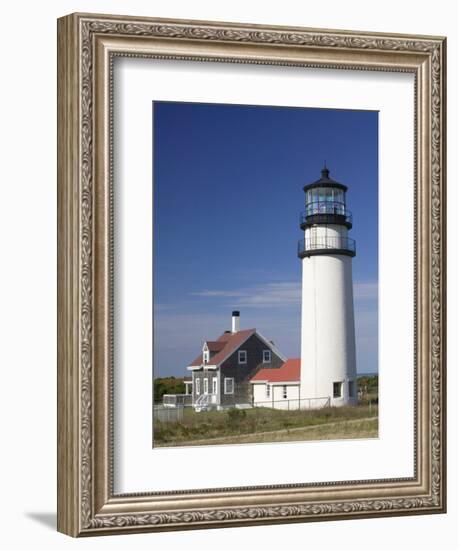 Cape Cod Lighthouse, Truro, Cape Cod, Massachusetts, USA-Walter Bibikow-Framed Photographic Print