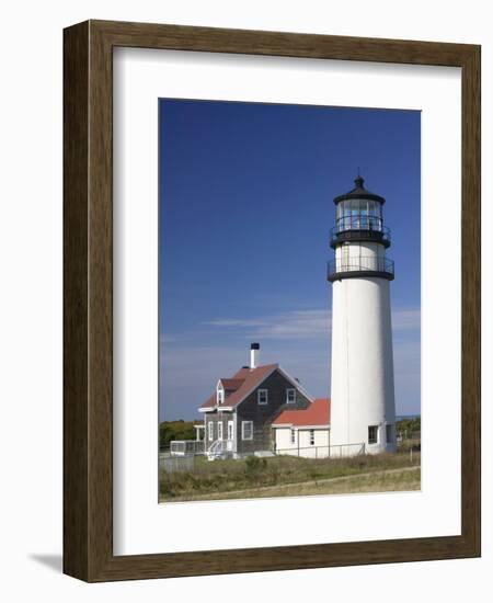 Cape Cod Lighthouse, Truro, Cape Cod, Massachusetts, USA-Walter Bibikow-Framed Photographic Print