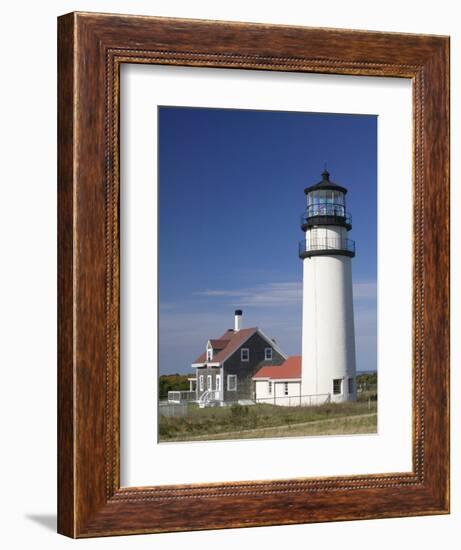 Cape Cod Lighthouse, Truro, Cape Cod, Massachusetts, USA-Walter Bibikow-Framed Photographic Print