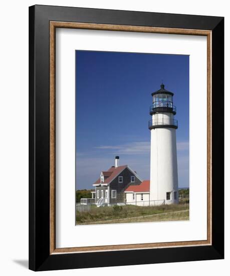 Cape Cod Lighthouse, Truro, Cape Cod, Massachusetts, USA-Walter Bibikow-Framed Photographic Print