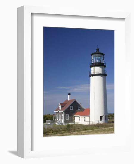 Cape Cod Lighthouse, Truro, Cape Cod, Massachusetts, USA-Walter Bibikow-Framed Photographic Print