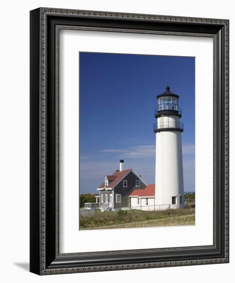 Cape Cod Lighthouse, Truro, Cape Cod, Massachusetts, USA-Walter Bibikow-Framed Photographic Print