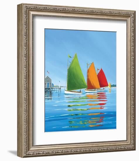 Cape Cod Sail-Sally Caldwell Fisher-Framed Art Print