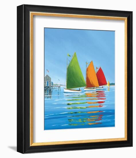 Cape Cod Sail-Sally Caldwell Fisher-Framed Art Print