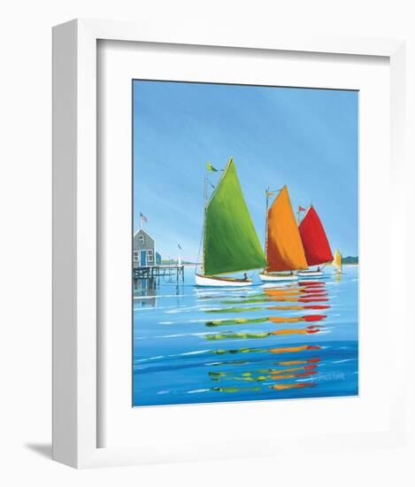 Cape Cod Sail-Sally Caldwell Fisher-Framed Art Print