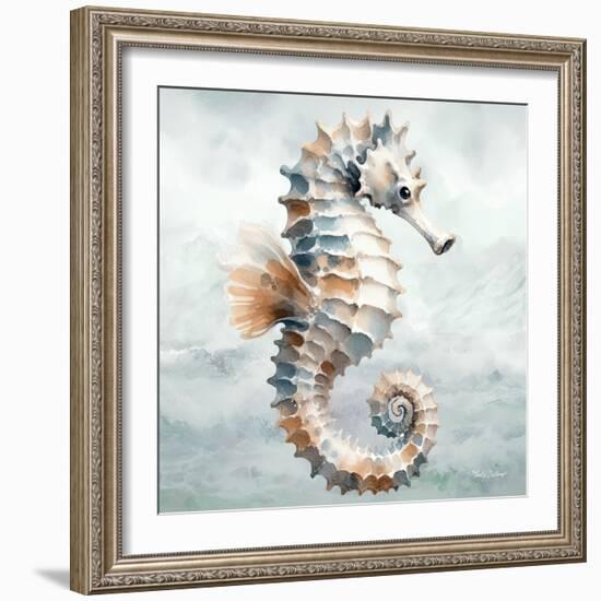 Cape Cod Seahorse-Nicole DeCamp-Framed Art Print