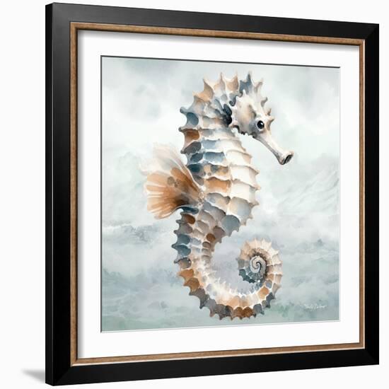 Cape Cod Seahorse-Nicole DeCamp-Framed Art Print