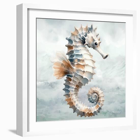 Cape Cod Seahorse-Nicole DeCamp-Framed Art Print