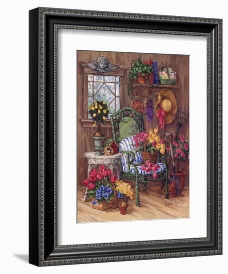 Cape Cod Shed-Barbara Mock-Framed Giclee Print