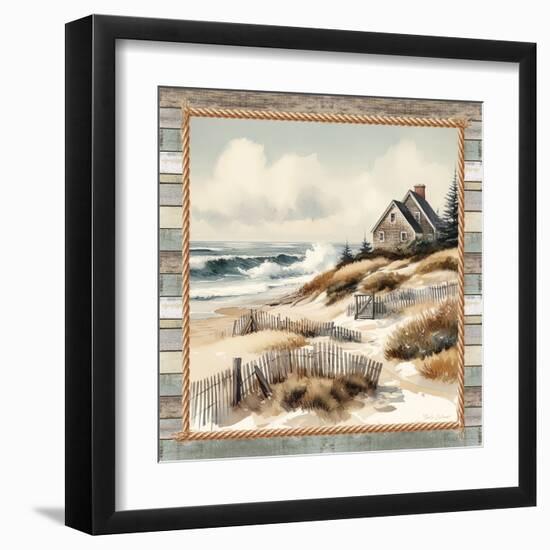 Cape Cod Shoreline-Nicole DeCamp-Framed Art Print