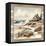 Cape Cod Shoreline-Nicole DeCamp-Framed Stretched Canvas